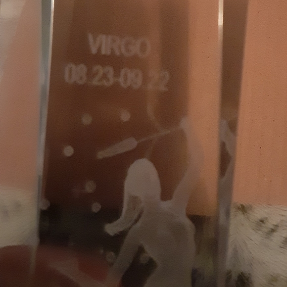 Virgo 3D laser etched paperweight - Picture 3 of 4